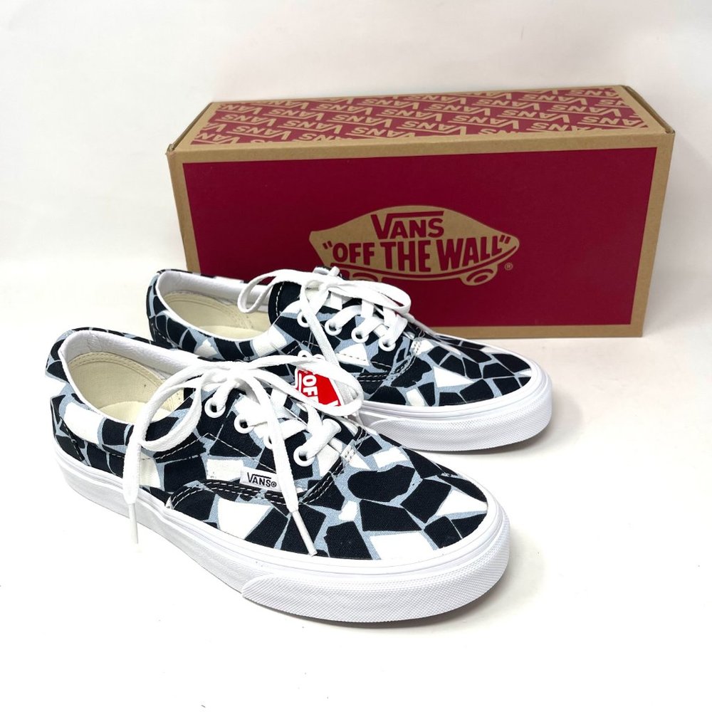 Vans Era Black White Skate Casual Shoes Men's Size Low Top Canvas VN0A54F19M1 - Picture 8 of 15